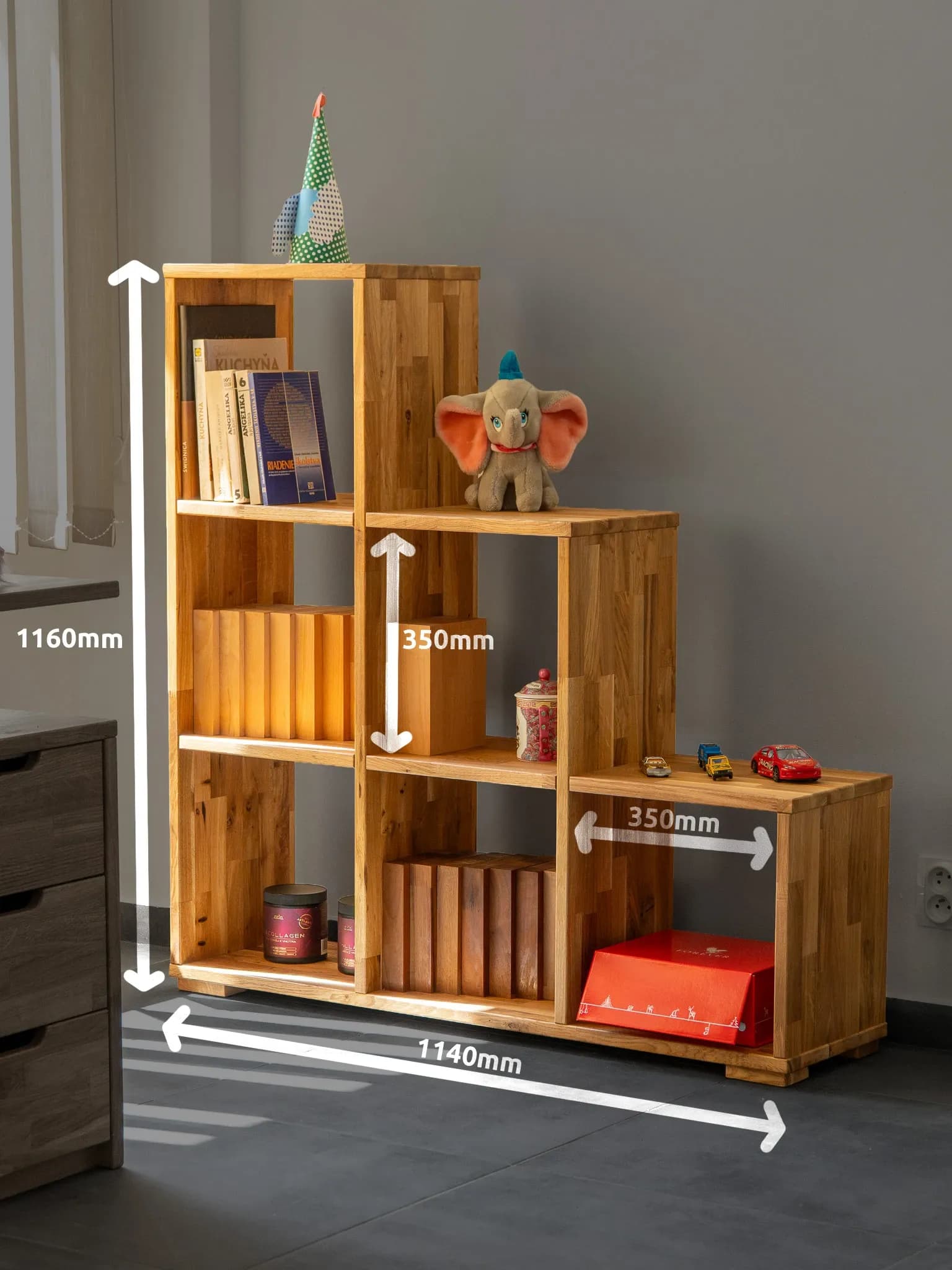 Kaskáda Cabinet — dimensions